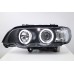 BMW X5 E53 98-02 Black Projector Headlamp w Ring